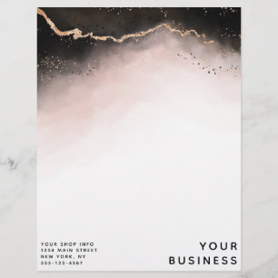 Ethereal Mist Ombre Blush Pink Moody Custom Shop Briefbogen
