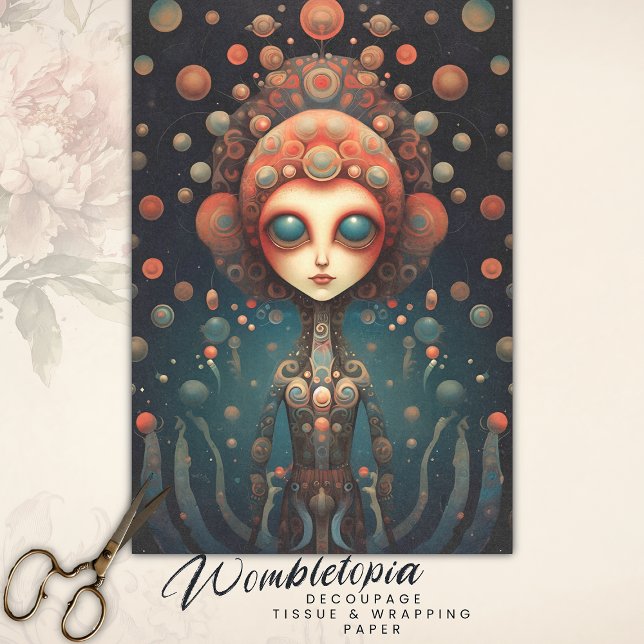 Ethereal Moderne kosmische Oracle Fantasy Decoupag Seidenpapier (Von Creator hochgeladen)