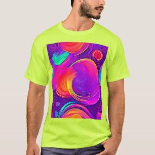 Ethereal Neon: Abstrakte Träume T-Shirt