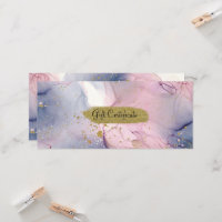 Ethereal Periwinkle Pink Gold Geschenkgutschein
