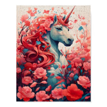 Ethereal Pink Unicorn Dreamscape Fantasy Art