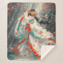 Ethereal Prinzessin in einem Fantasy-Garten