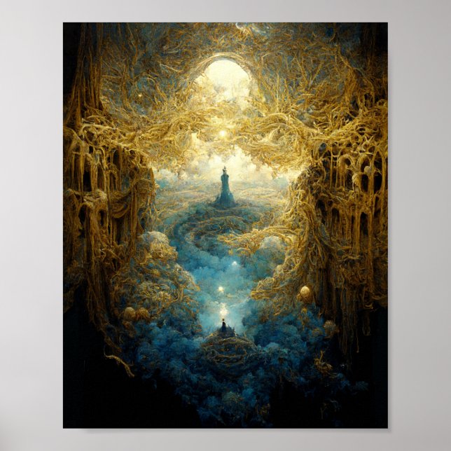 Ethereal Realm Fantasy Art Poster (Vorne)