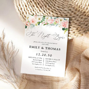 Ethereal Rosa Roses Probe Abendessen Einladung