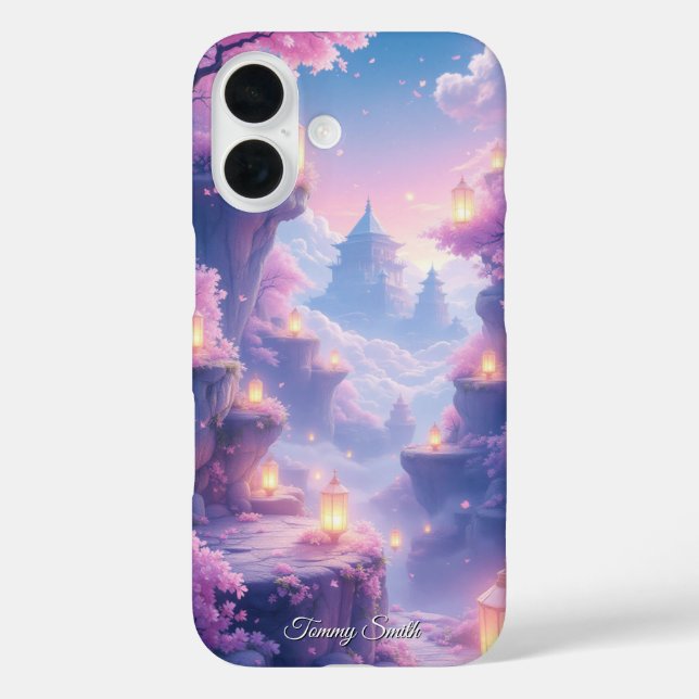 Ethereal Sakura Fantasy | Dreamy Anime Case-Mate iPhone Hülle (Rückseite)