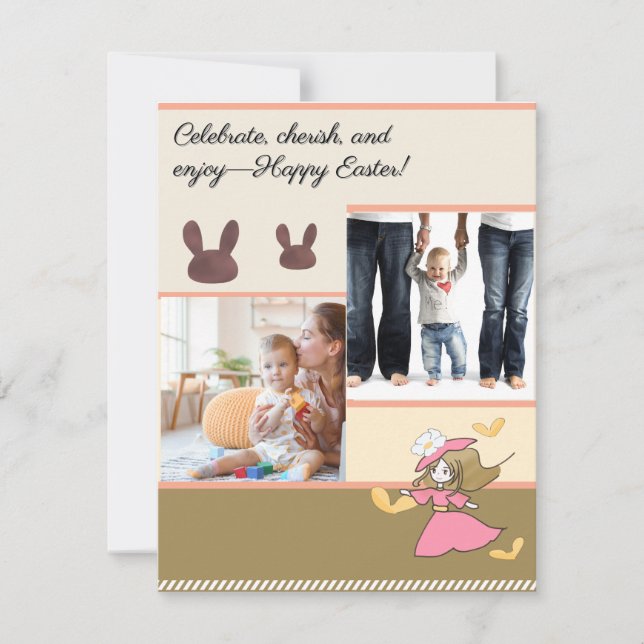 Ethereal Spring: The Easter Godフラットシーズンカード Feiertagskarte (Vorderseite)