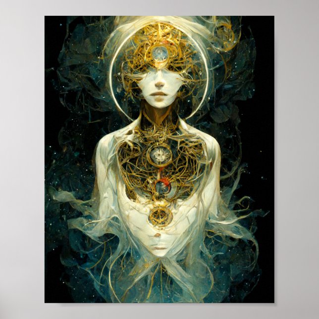 Ethereal Sprite 3 Fantasy Art Poster (Vorne)