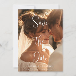 Ethereal und Romantische flache Save The Date Kart