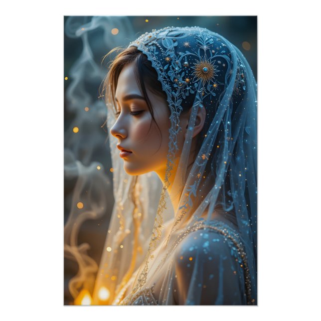 Ethereal Veil Glow Poster (Vorderseite)