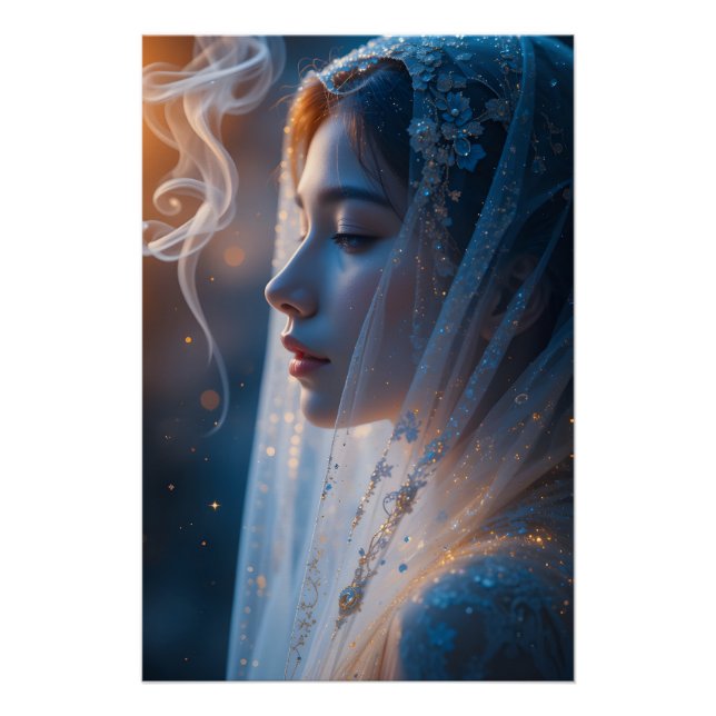 Ethereal Veiled Glow Poster (Vorderseite)