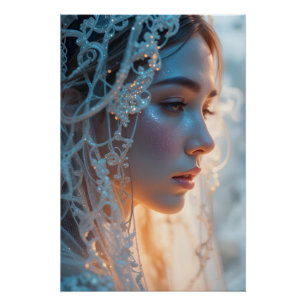 Ethereal-Veilenprofil Poster
