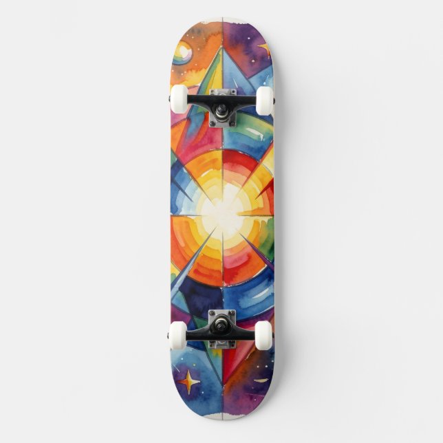 Ethereal Vision – Beyond Reality41 Skateboard (Vorderseite)