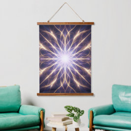 Ethereal Vision – Beyond Reality56 Wandteppich Mit Holzrahmen
