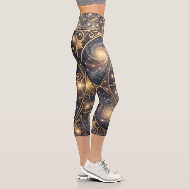 Ethereal Vision – Beyond Reality7 Capri Leggings (Rechts)