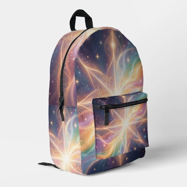 Ethereal Vision – Beyond Reality.96 Bedruckter Rucksack (Rückseitige Ecke links)