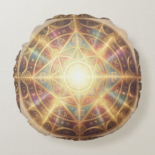 Ethereal Vision – Beyond Reality.99 Rundes Kissen (Vorderseite)