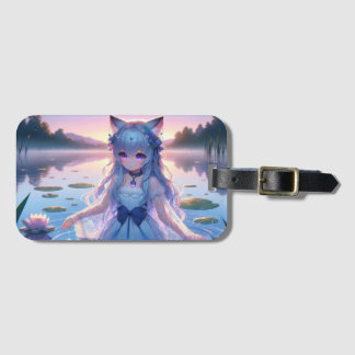 Ethereal Water Anime Catgirl Gepäckanhänger