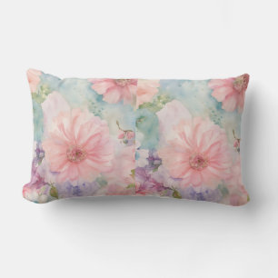 Ethereal Watercolor Floral Dream Pillow Cover" Lendenkissen