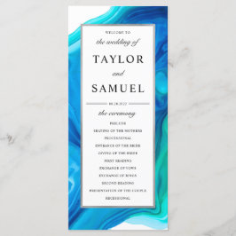 Ethereal Wave Hochzeit Zeremonie Programm Strand