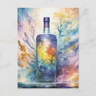 Ethereal Whispers - Magical Potion Bottle Postkarte
