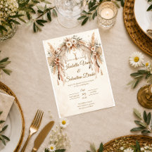 Ethereale Boho-Pampas-Hochzeit
