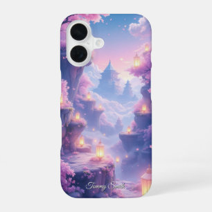 Ethereale Sakura-Fantasy Traumhafte Anime iPhone 16 Hülle