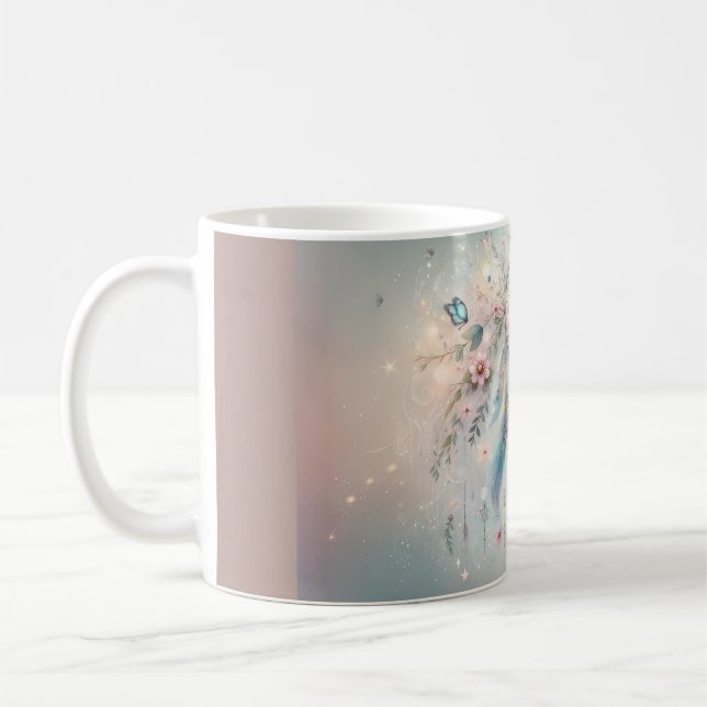 Etherealer Boho-Traumfänger  Kaffeetasse (Links)