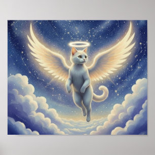 EtherealWhiteCat2 Poster
