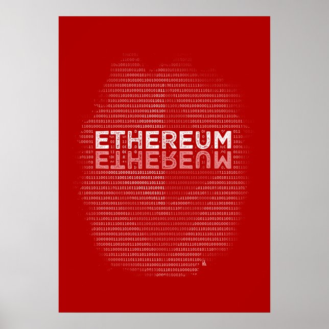 Ethereum Binary Poster (Vorne)