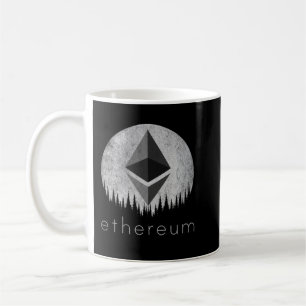 Ethereum Coin Moon Logo Krypto Token Hodl ETH Cryp Kaffeetasse