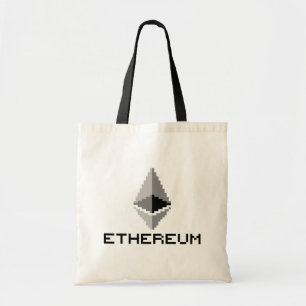 Ethereum ETH 8-BitTaschen-Tasche logo-  Tragetasche