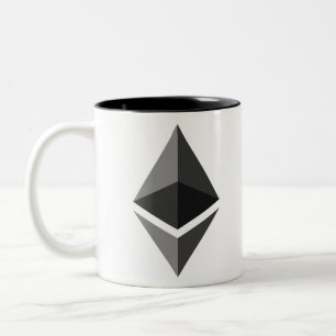 Ethereum ETH Logo Crypto Blockchain Zweifarbige Tasse