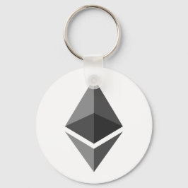 Ethereum ETH Logo | Grundlegender Schlüsselanhänge Schlüsselanhänger