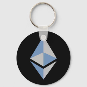 Ethereum ETH-Logo   Grundlegender Schlüsselanhänge Schlüsselanhänger
