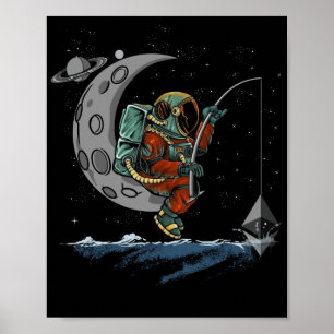 Ethereum Fishing Crypto Bullrun ETH Token Rich Poster