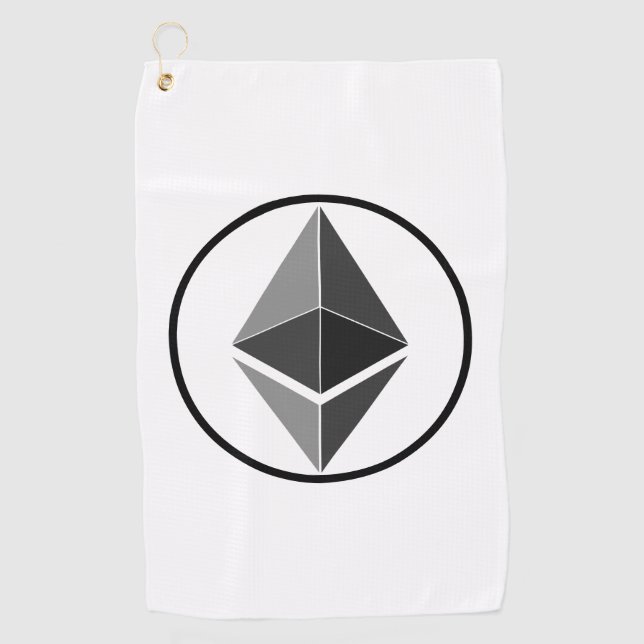 Ethereum Golfhandtuch (Vorderseite)