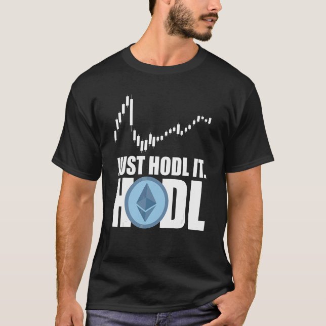 Ethereum Hodl Hodler Crypto Bitcoin Ethereum Miner T-Shirt (Vorderseite)
