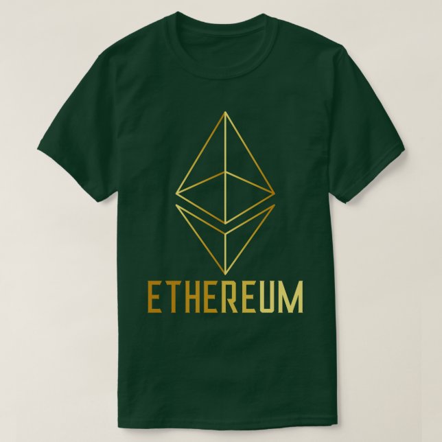 Ethereum Kryptowährung ETH Blockchain 1 T-Shirt (Design vorne)