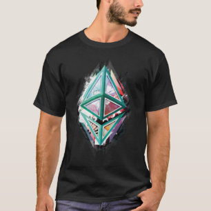 Ethereum Logo Abstrakt 01 Essenzieller T - Shirt