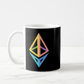Ethereum Logo Diamant Essential T - Shirt Kaffeetasse