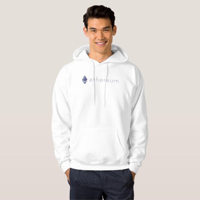 Ethereum Logo-Symbol Cryptocurrency Hoodie (Vorne ganz)