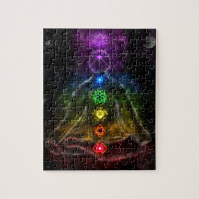 ETHERIC AURA CHAKRA PUZZLE (Vertikal)