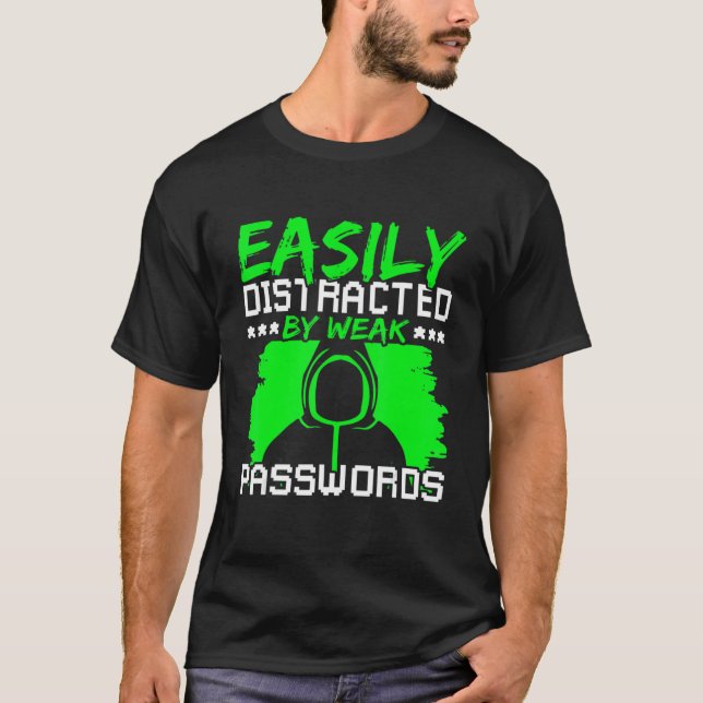 Ethical Hacking Cyber Security Expert & White Hat  T-Shirt (Vorderseite)