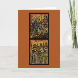 Ethiopian Nativity Icon Karte