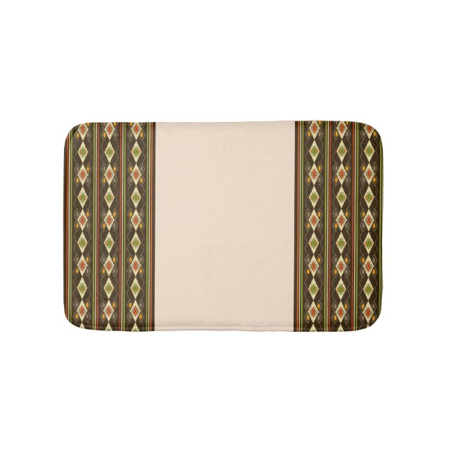 Ethiopian Tebeb Pattern Badematte (Vorderseite)