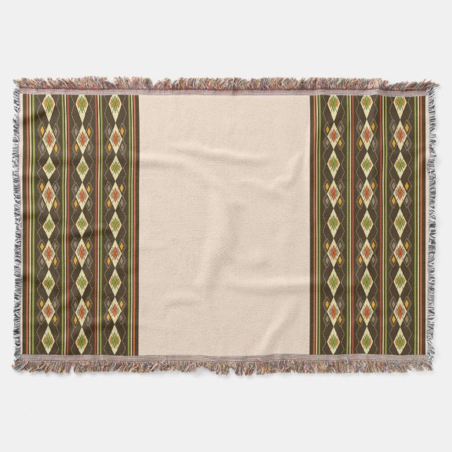 Ethiopian Tebeb Pattern Decke (Vorderseite)