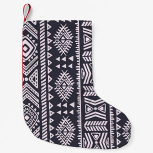 Ethisch nahtlose Beispielmuster Kleiner Weihnachtsstrumpf