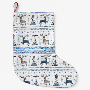 Ethische Stammesstruktur nahtlos mit Tieren und dr Kleiner Weihnachtsstrumpf
