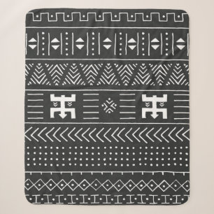 Ethische Struktur der Stämme Schwarz/Weiß mit geom Sherpadecke