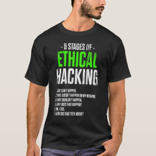 Ethischer Hacker Cybersecurity It Pen Tester T-Shirt